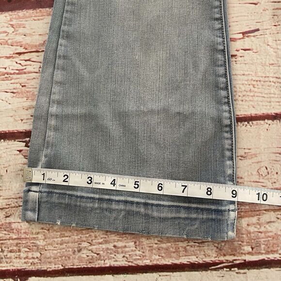 American Eagle Outfitters Super Stretch Flare Jeans Women's Size 0 Long - Picture 6 of 15